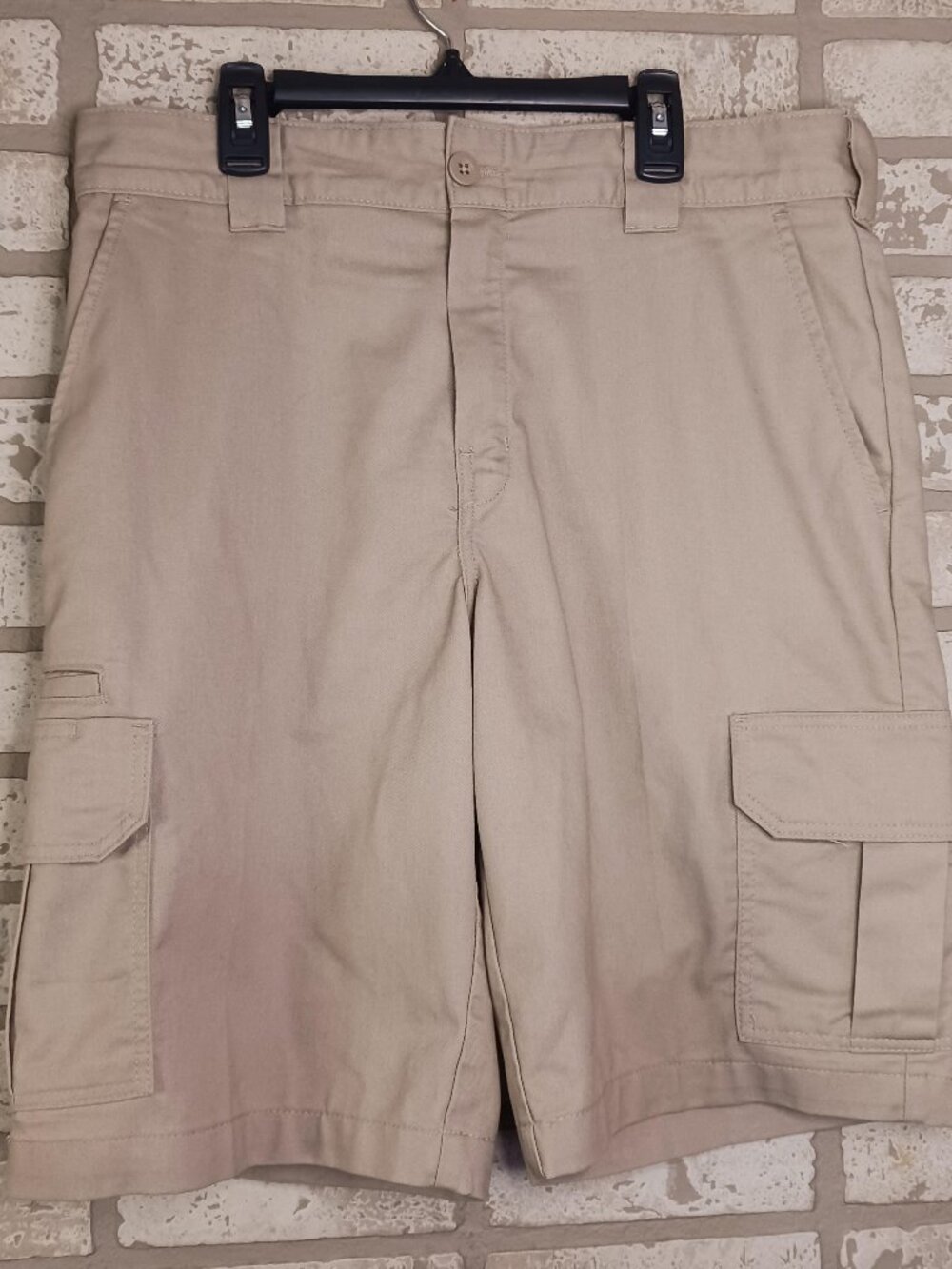 Dickies Cargo Shorts Mens Size 32 Khaki Regular Fit Work Shorts